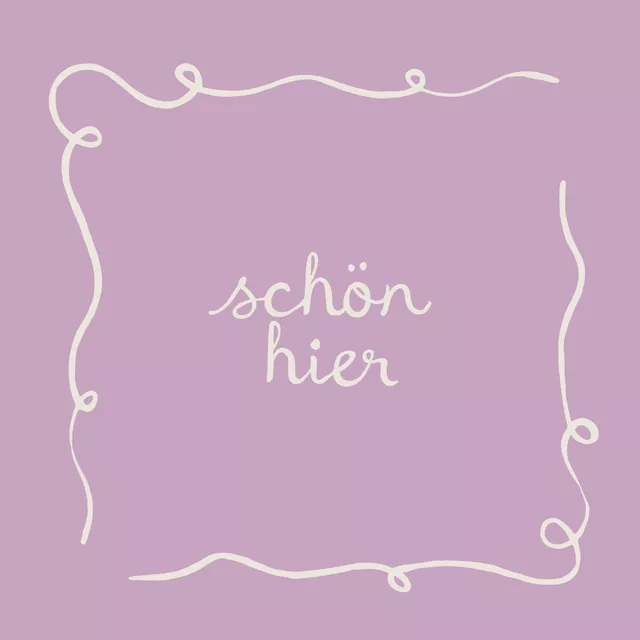 Kissen Schön hier