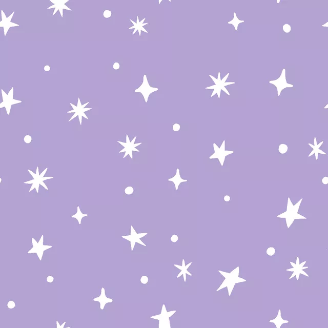Bettwäsche Kleine Sterne lila