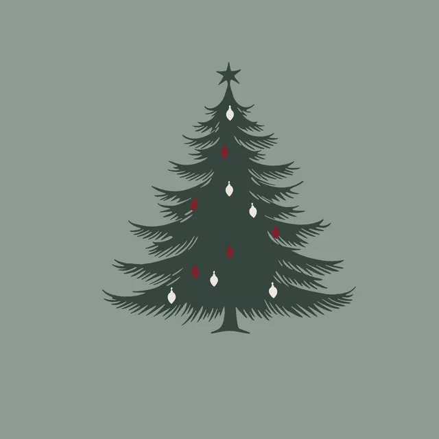 Servietten Weihnachtsbaum Tanne