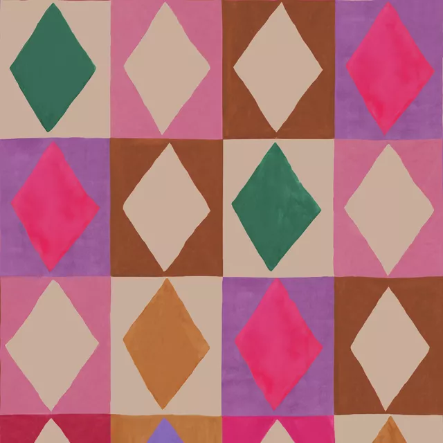 Rauten bunt