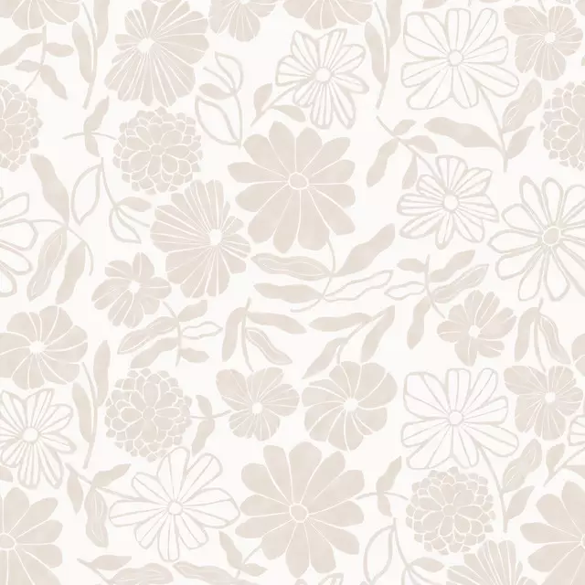 Bettwäsche Wildflowers beige creme