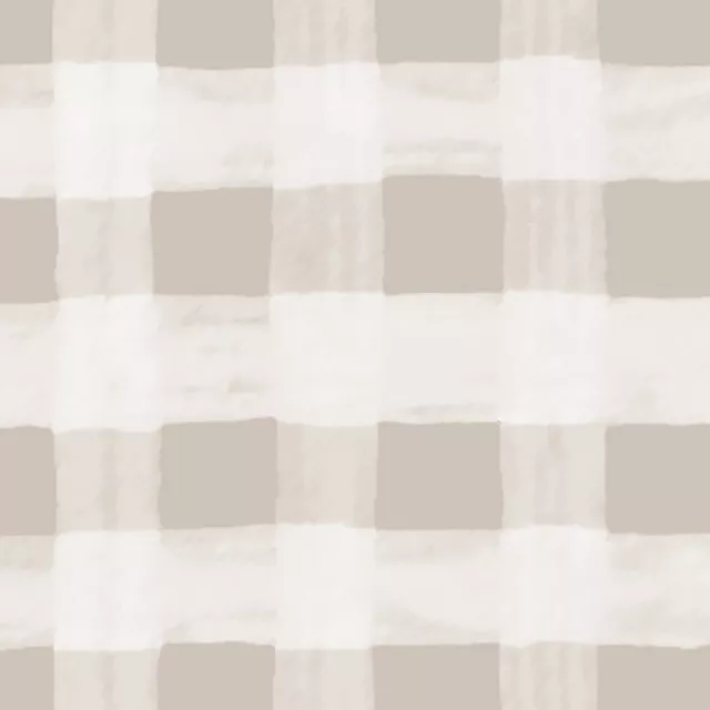 Dekovorhang Kleine Karos beige