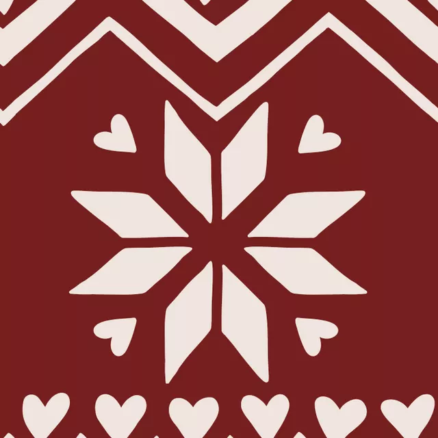 Weihnachtsmuster rot