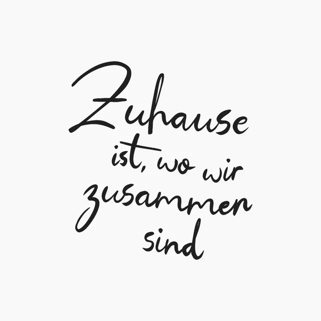 Zuhause Zusammen