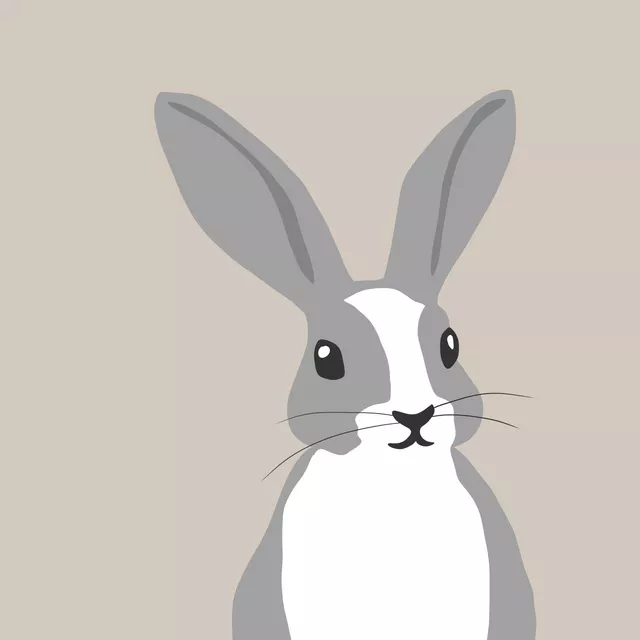 Servietten Osterhase Kaninchen beige