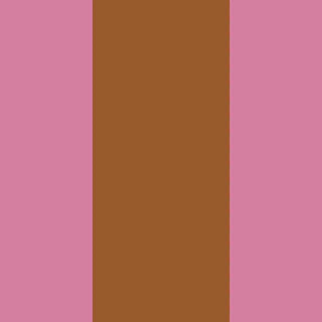 Tischläufer Streifen braun pink