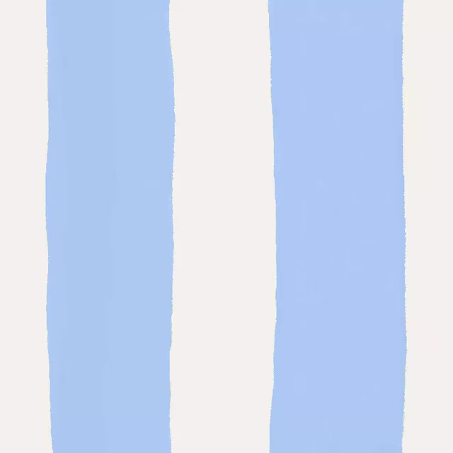 Kissen Streifen Blau