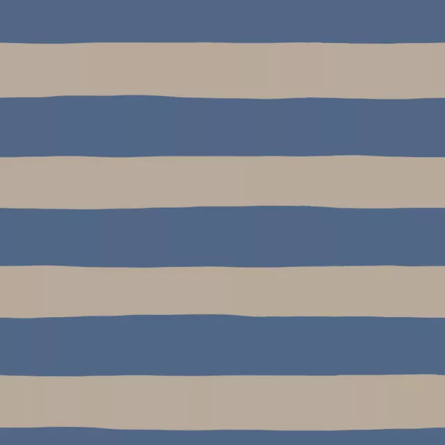 Streifen Beige Blau