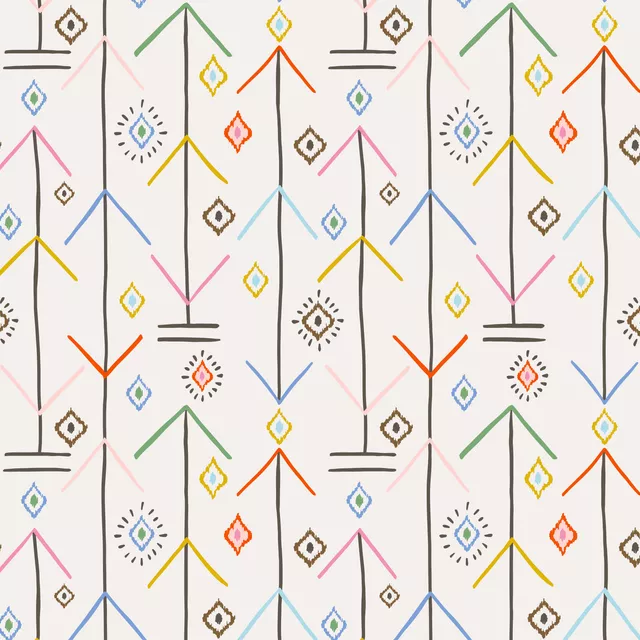 Bankauflage boho summer arrows