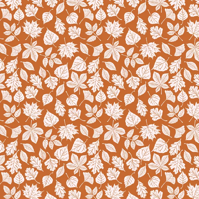 Kissen Herbstblätter Orange
