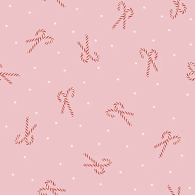 Sitzkissen Xmas - Zuckerstange pink