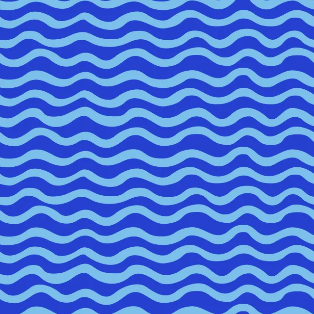 Kissen Abstract Waves blue