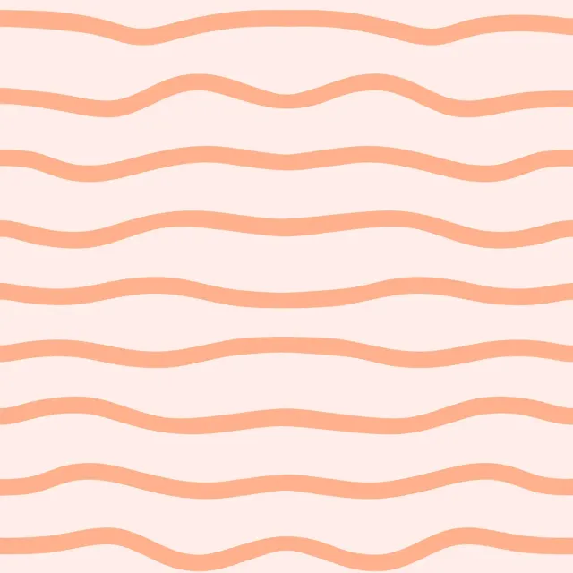 Bankauflage coastal summer wellen apricot