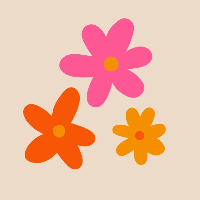 Bettwäsche three happy flowers