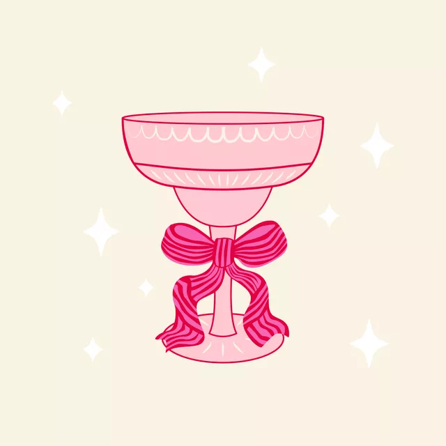 Tischset Cheerful Cocktail Glass