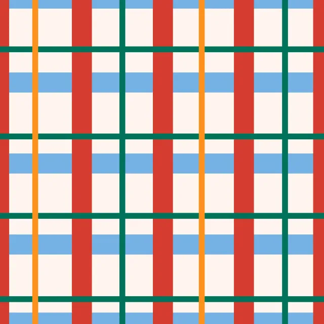 Raffrollo Christmas Plaid