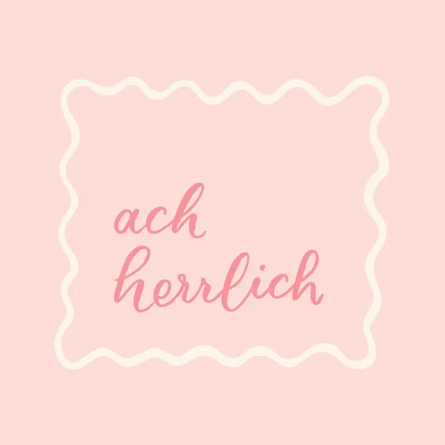 Kissen ach herrlich rosa