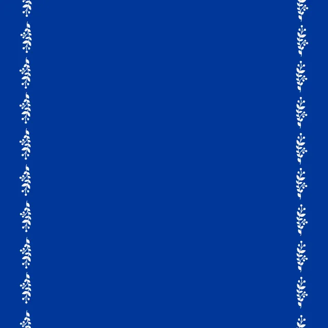 Tischdecke Blätterranken