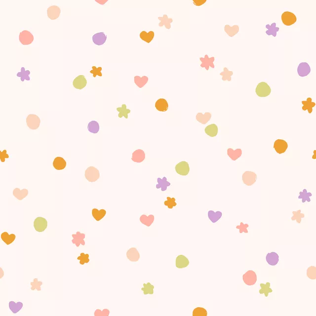 Tischdecke Hearts and Blooms Confetti