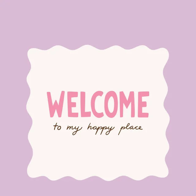 Kissen Welcome Willkommen Lila