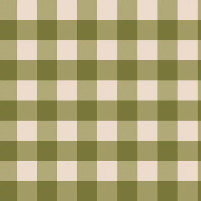 Bettwäsche Gingham-Karo Grün