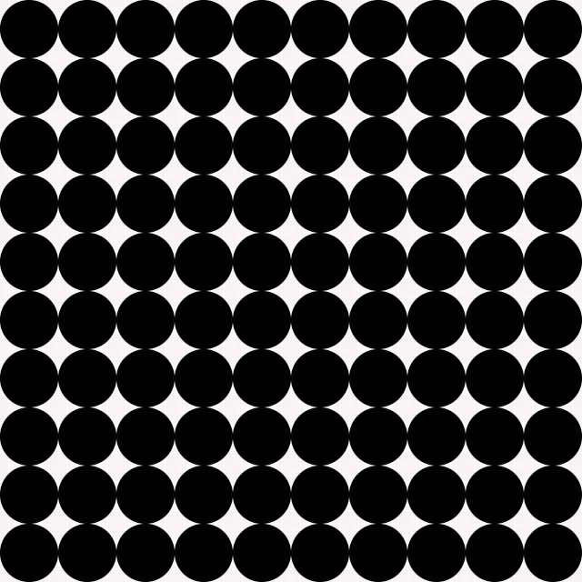 Servietten Punkte groß Schwarz