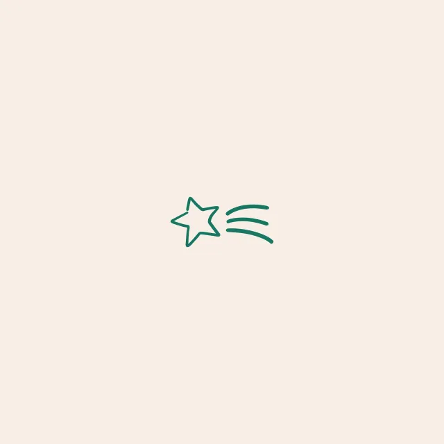 Servietten Little Shooting Star beige