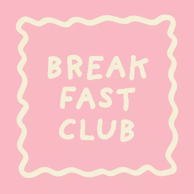 Kissen Breakfast Club Wellenrand Pink