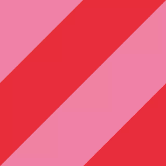 Kissen Stripes Rot Pink