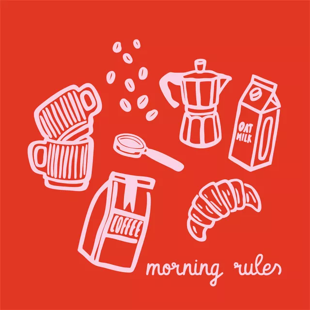 Servietten Morning Rules