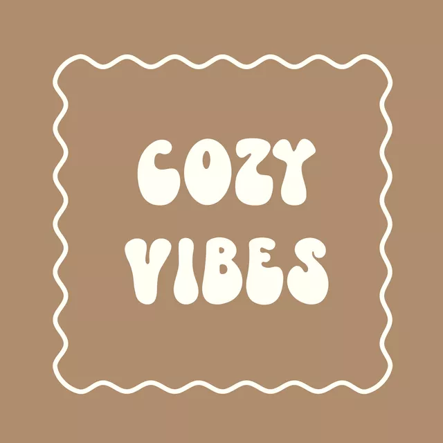 Tischdecke Cozy Xmas Vibes Karamell