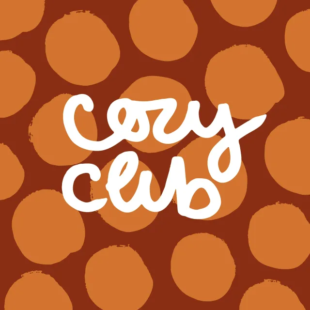 Tischset Cozy Club Schriftzug