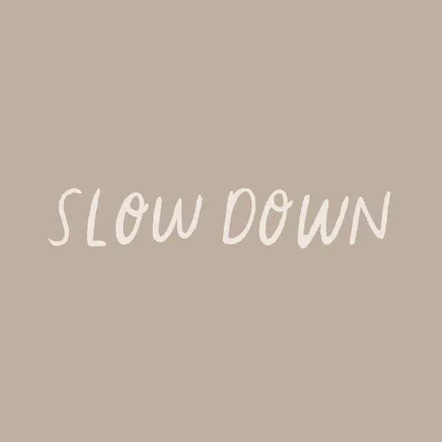 Servietten Slow Down beige