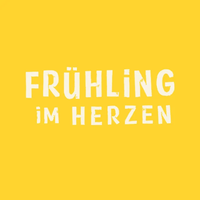 Kissen Fruehling im Herzen Stempel