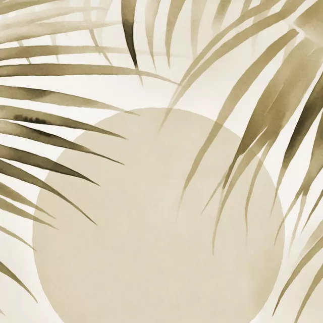 Kissen Calm Oasis Palm Leaves II