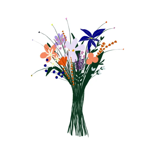 Geschirrtücher Blumenstrauß