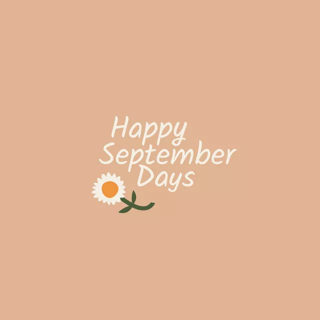 Kissen Happy September Days