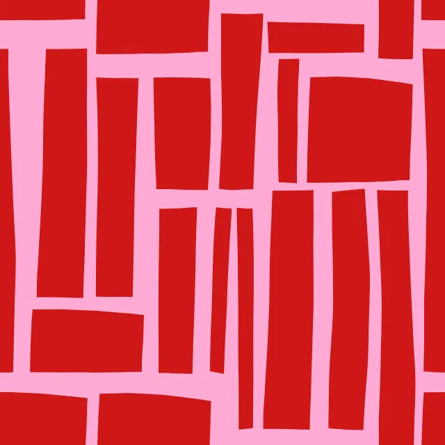 Bettwäsche Beerenrot Color Blocks