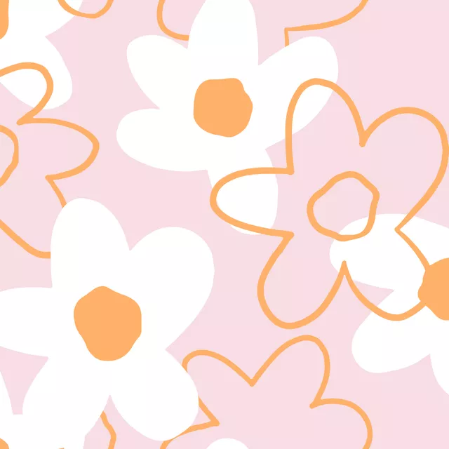 Kissen Spring Flower Pattern