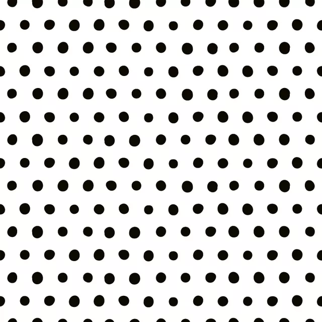 Kissen Dots black and white