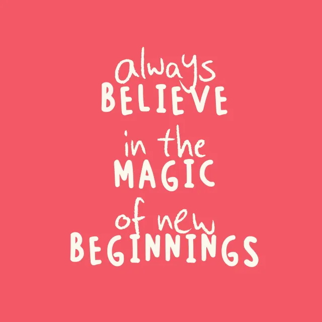 Kissen Believe in the magic - rot