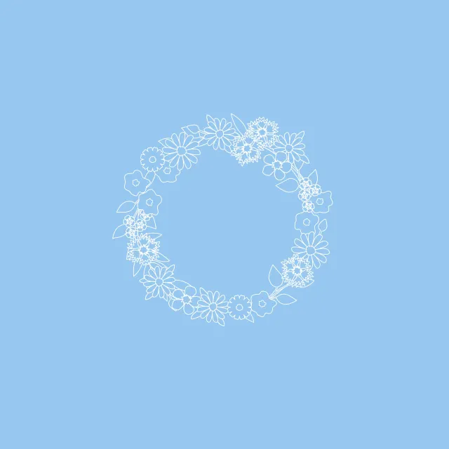 Geschirrtücher Blumenkranz Frühling