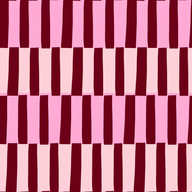 Bankauflage Blockstreifen Blütenpink