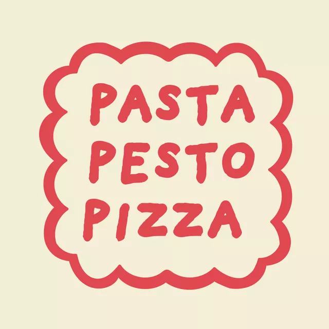 Kissen Pasta Pesto Pizza