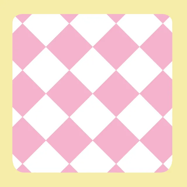 Kissen Framed Checks Upside Down