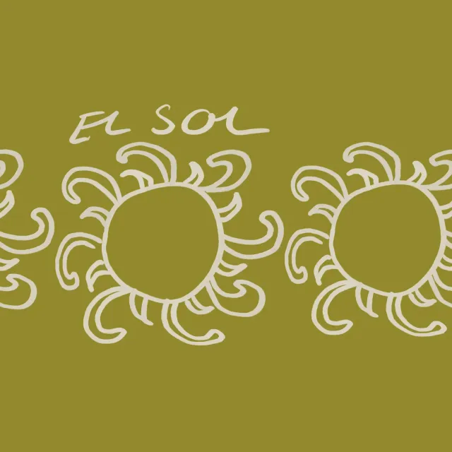 Kissen El Sol Chartreuse