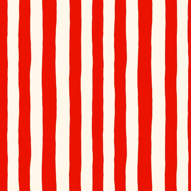 Raffrollo Santorini Red & White Stripes