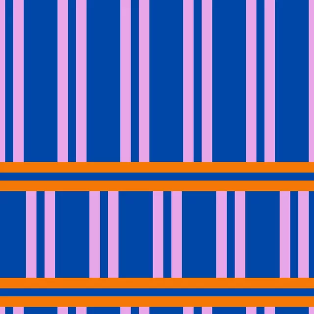 Kissen blue pink stripes
