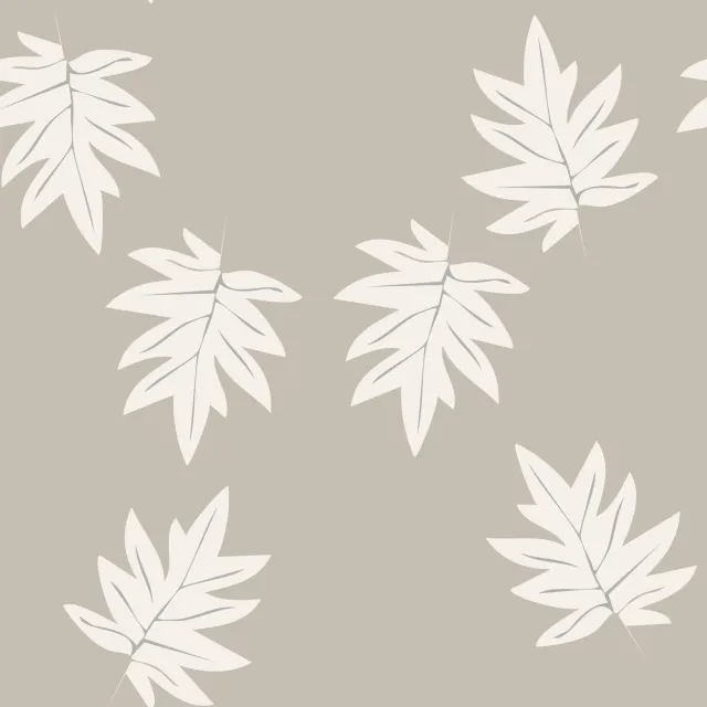 Geschirrtücher Herbstblätter in Greige