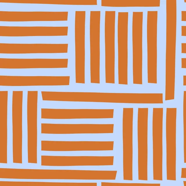 Dekovorhang Sommer Terracotta Linien